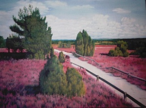 lavender-fields, biljana-reynolds, oil painting, artist, realism