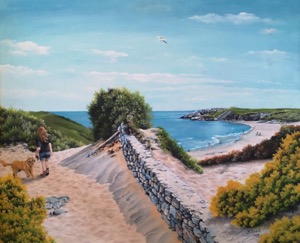 broadhaven-south-beach, biljana-reynolds, oil painting, artist, realism
